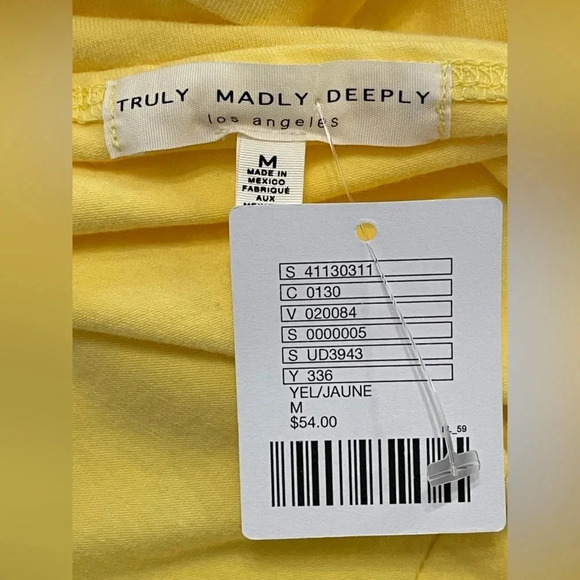 🌻Truly‎ Madly Deeply Golden Yellow Sundress NWT - Picture 4 of 5
